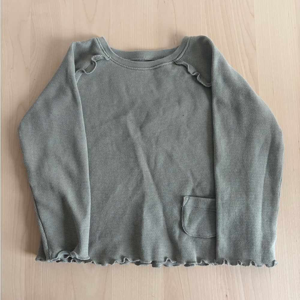 Easy Peasy Organic Cotton Waffle Top – 4T